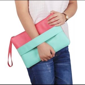 New Women Daily Clutches Handbag Soft Leather Bag